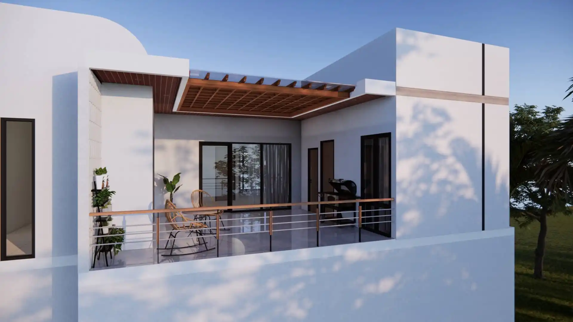 Hunian modern yang menggabungkan fungsi dan keindahan